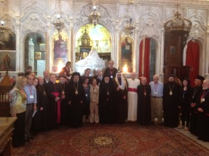 Ecumenical Service at the Melkite Greek Catholic Church Patriarchate (our hosts)