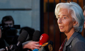 IMF chief Christine Lagarde. Greek media recently quoted her describing 2011 as a 'lost year', partly because of IMF mistakes. Photograph: Stephane Mahe/Reuters