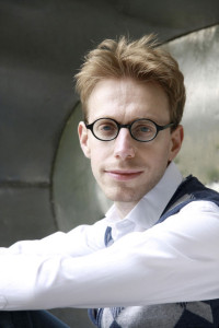 Daniel Tammet. Portrait by Jerome Tabet.