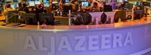 Al Jazeera's newsroom in Doha, Qatar.