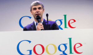 Google's CEO, Larry Page, was second in MediaGuardian's list, which also included Twitter, Facebook, Apple and Amazon bosses in the top 10. Photograph: Reuters