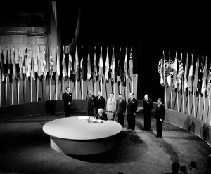Signing of the UN Charter in 1945