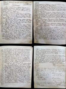 Alfred Nobel's original handwritten will. Image courtesy of Molly Oldfield / The Nobel Foundation
