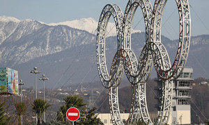The Black Sea resort of Sochi has apparently been wired so that the FSB can log all visitor communications. Photograph: Ignat Kozlov/AP