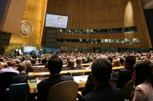 Brazilian President Dilma Rousseff addresses the UN General Assembly. (Norway UN / Flickr)