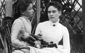 Helen Keller and Ann Sullivan