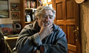 José Mujica, the Uruguayan president, at his house in Montevideo. Photograph: Mario Goldman/AFP/Getty Images