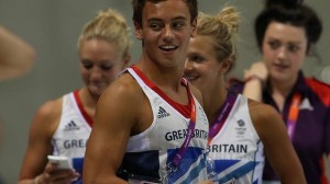 Tom Daley during the London Olympics. Photo: Steve Christo