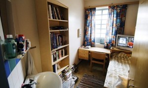 A cell in Kumla prison, Sweden's most secure institution. Photograph: Henrik Witt/Press Association Images