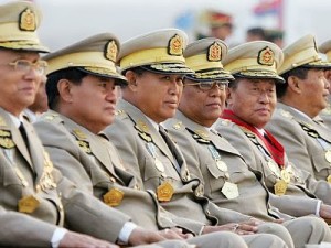 Myanmar's military leaders.