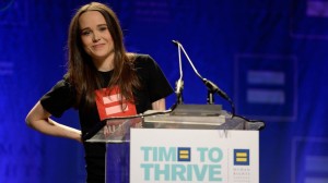 Ellen Page, que refletiu sobre dificuldade em “sair do armário”