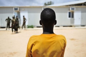 Former child soldiers enlisted by Al Shabaab are handed over to the UN Children’s Fund (UNICEF) after their capture by forces of the African Union Mission in Somalia (AMISOM). Credit: UN Photo/Tobin Jones