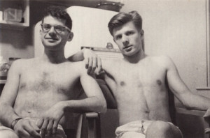 Allen Ginsberg and Peter Orlovsky in San Francisco, 1955