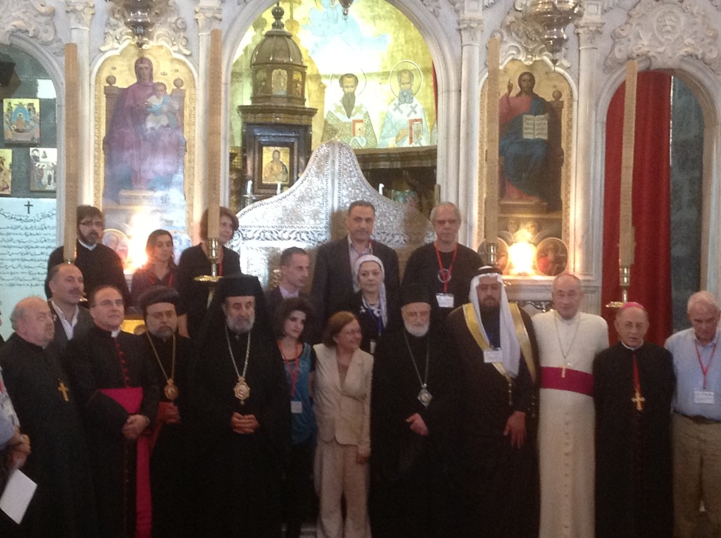 Ecumenical Service at the Melkite Greek Catholic Church Patriarchate (our hosts)