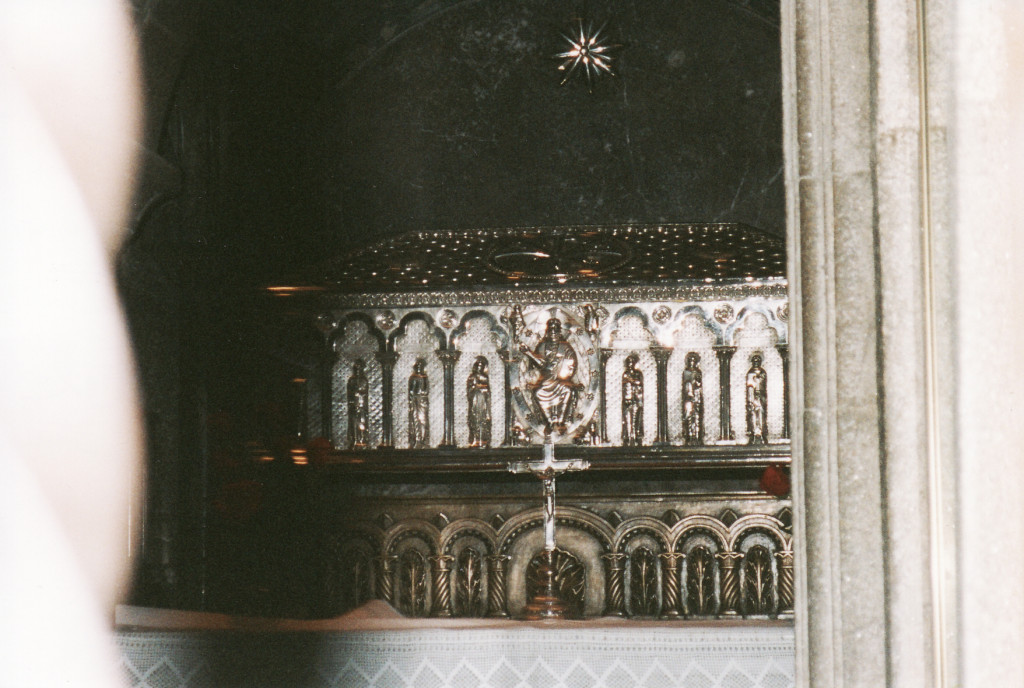 Tomb of Santiago-St. James in Cathedral Santiago de Compostela