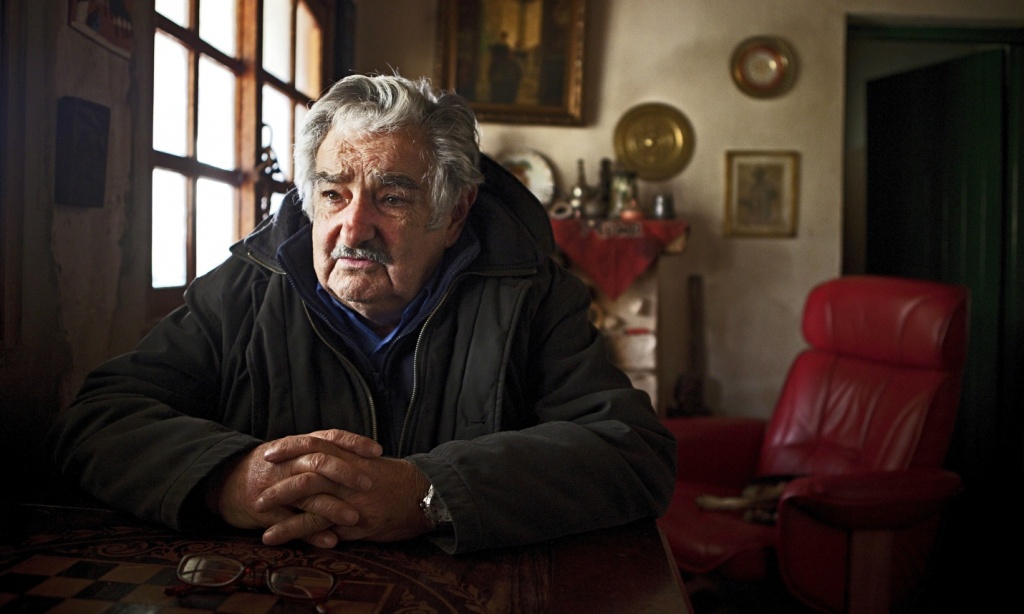 Uruguay’s president, José Mujica, at home on the outskirts of Montevideo. Photograph: Luiz Maximiano/laif