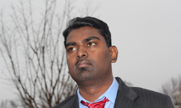 Software engineer Gobi Muthuperiasamy said his father’s experience as a union leader encouraged him to fight a labor broker’s lawsuit. Photograph: Matt Smith/CIR