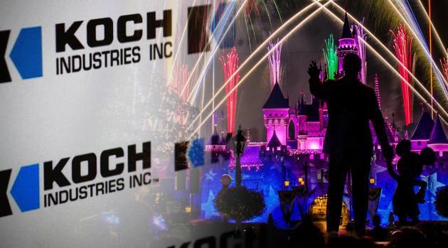 Koch Industries and The Walt Disney Company both use Luxembourg tax arrangements. Photos: Shutterstock.com (360b) / Tom Bricker (Flickr)