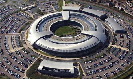 The journalists’ communications were among 70,000 emails harvested in less than 10 minutes on one day in November 2008 by GCHQ. Photograph: GCHQ/EPA