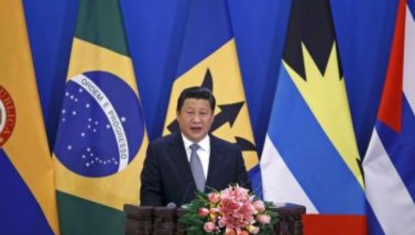 China's President Xi Jinping speaks at the opening ceremony of the 1st Ministerial Meeting of China-CELAC Forum at the Great Hall of the People in Beijing. | Photo: Reuters