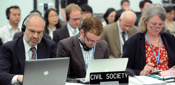 Civil society in action? Credit: http://www.iisd.ca. All rights reserved.