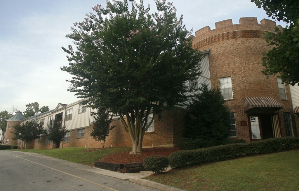  The Berkshire Manor Apartments in Tallahassee, one location where the StingRay surveillance device was used extensively by the Tallahassee Police Department. (Phil Sears/AP)