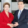 Brazil Pres. Dilma Roussef and Chinese Premier Li Keqiang