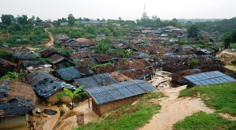 Rohinga refugee camp near Bangladesh-Myanmar border. Photo courtesy John Hulme