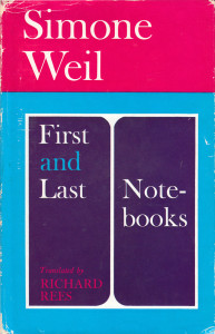 simoneweil_notebooks pain suffering