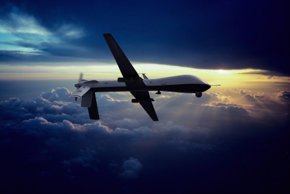 MQ-1 Predator drone (by Charles McCain/Flickr) 