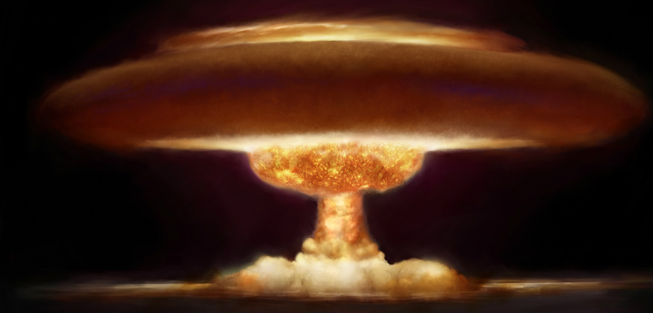 Atomic-Plague mushroom cloud nuclear weapon bomb military wmd device