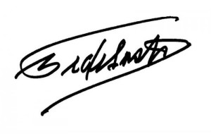 Fidel Castro signature