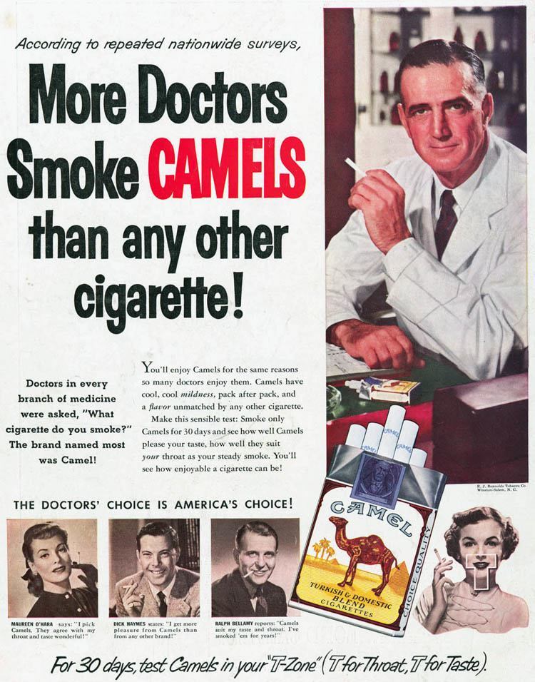 camels750 doctors tobacco smoking