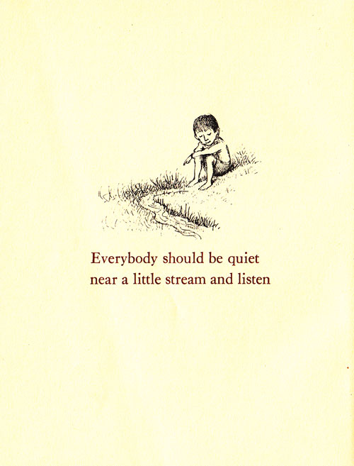 Illustration by Maurice Sendak from 'Open House for Butterflies' by Ruth Krauss. 