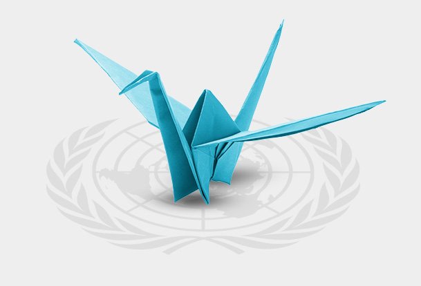 UN Peace Origami (Credit: PNND.org)