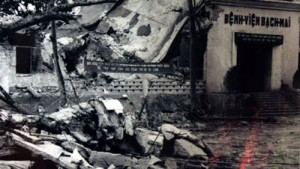 During the Vietnam War B-52 bombers completely destroyed Bach Mai hospital in Hanoi.