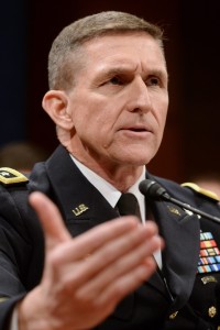 Lt. Gen. Michael Flynn, former head of the Defense Intelligence Agency, was an architect of JSOC’s find, fix, finish doctrine. Photo: Michael Reynolds/EPA/Landov