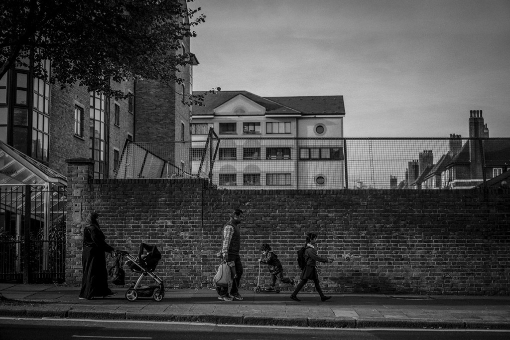 Lisson Grove in northwest London. Sept. 29, 2015. Photo: Andrew Testa for The Intercept