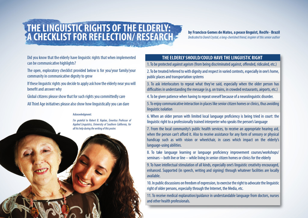 linguistic rights elderly checklist reflection research