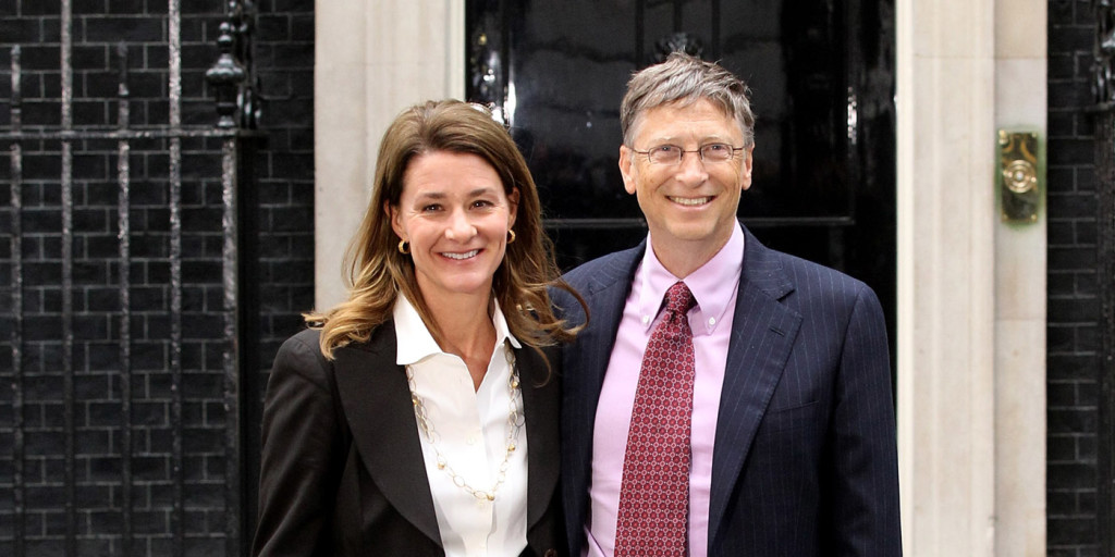 Bill & Melinda Gates. Photo: Oli Scarff/Getty Images