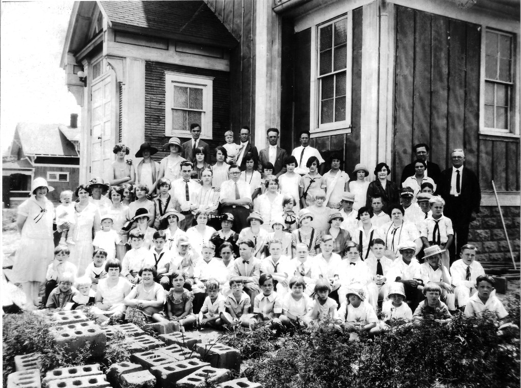The white Church Community of Clarksville IN 1920's