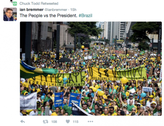 protesto brasil corrupção