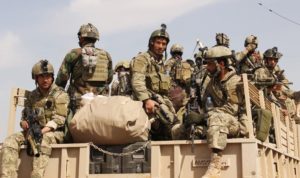 Afghan special forces prepare to launch an operation to retake the city of Kunduz from Taliban insurgents in Afghanistan, Sept. 29, 2015. Photo: Chine Nouvelle/Sipa/Newscom