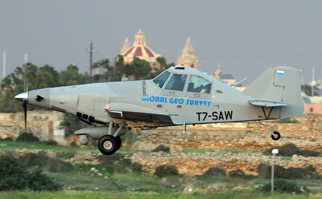 After this photo of the Thrush aircraft was posted by a plane spotter in Malta, aviation authorities canceled the plane’s registration. Photo: Burmarrad Camenzuli/Flickr