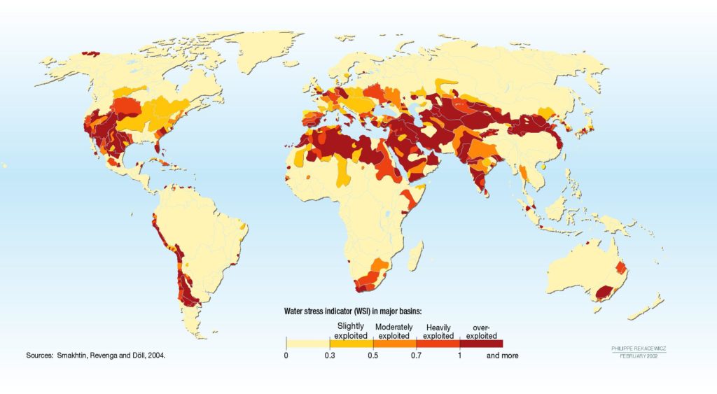 Water Scarcity Index - Vital Water Graphics www.unep.org