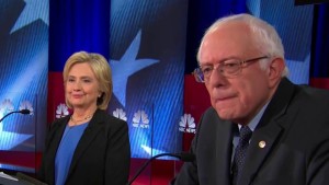 Former Secretary of State Hillary Clinton and Sen. Bernie Sanders. (NBC photo)