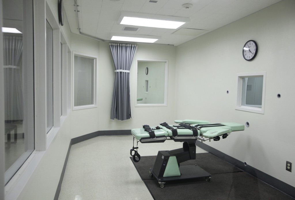 The lethal injection facility at San Quentin State Prison in California CREDIT: AP Photo/Eric Risberg