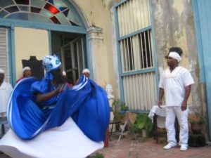 The Afro-Cuban folkloric troupe Nsila Cheche performs in Regla. – Photo courtesy of Marilyn Langlois