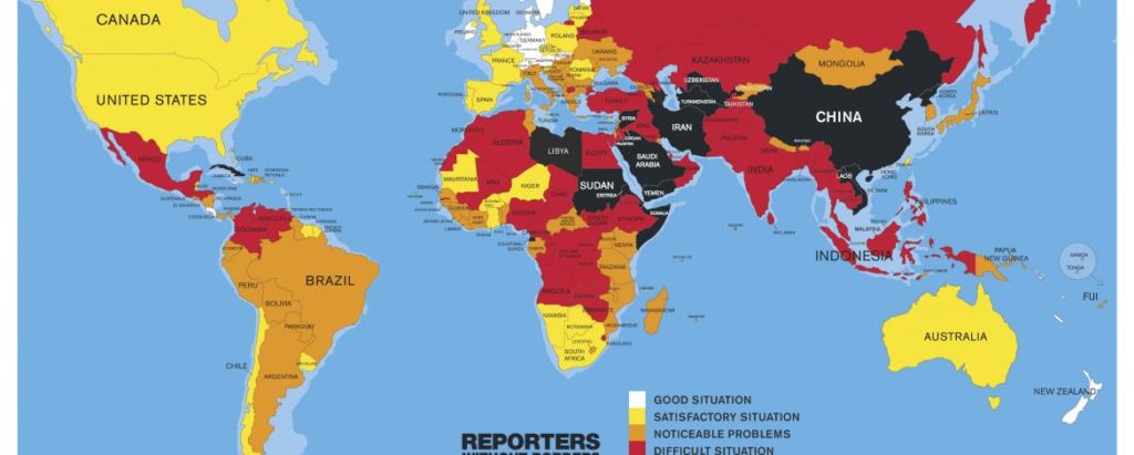 reporters without borders 2016 report
