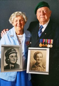 My parents Beryl & James Burrowes in 1942 and 2016